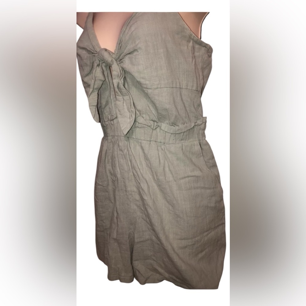 Elegant Green cutout Sleeveless romper‎ One Clothing junior sz Large - Picture 4 of 6